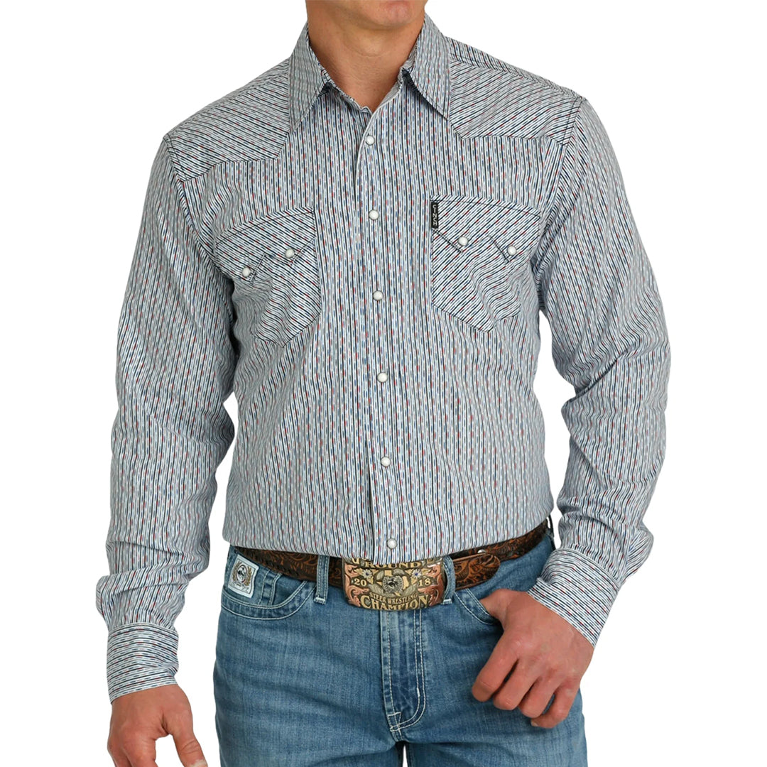 Cinch Men's Modern Fit Long Sleeve Snap Shirt