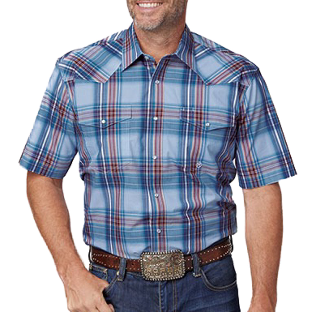 Roper Men's Amarillo Short Sleeve Snap Shirt