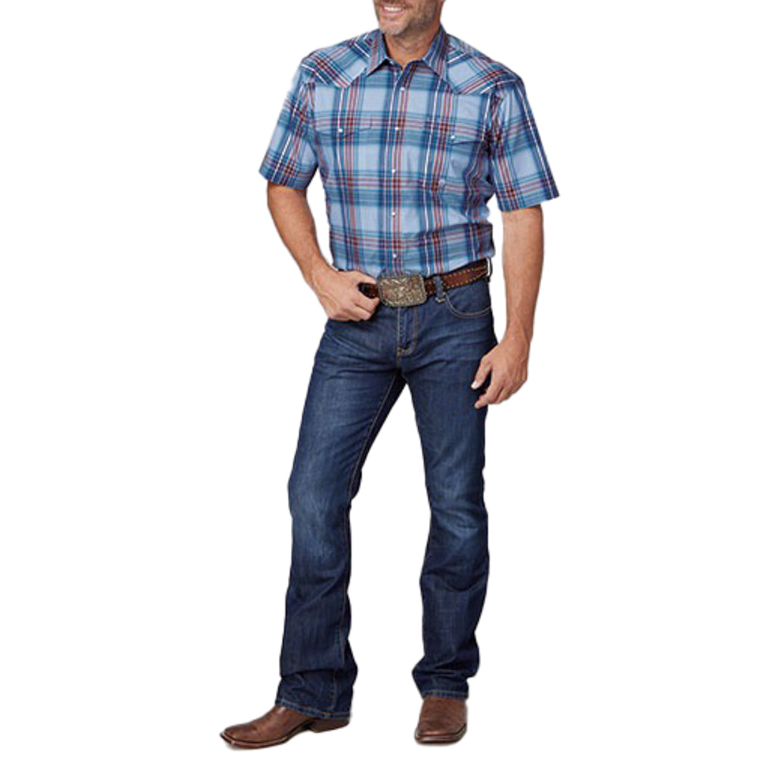 Roper Men's Amarillo Short Sleeve Snap Shirt