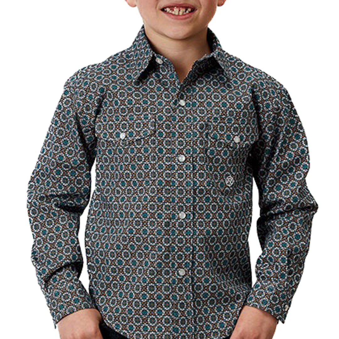 Roper Boys' Foulard Snap Shirt