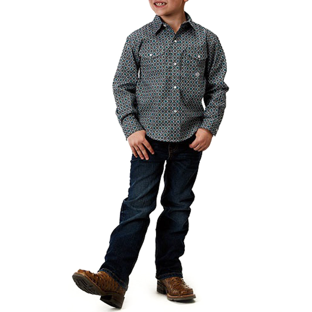 Roper Boys' Foulard Snap Shirt