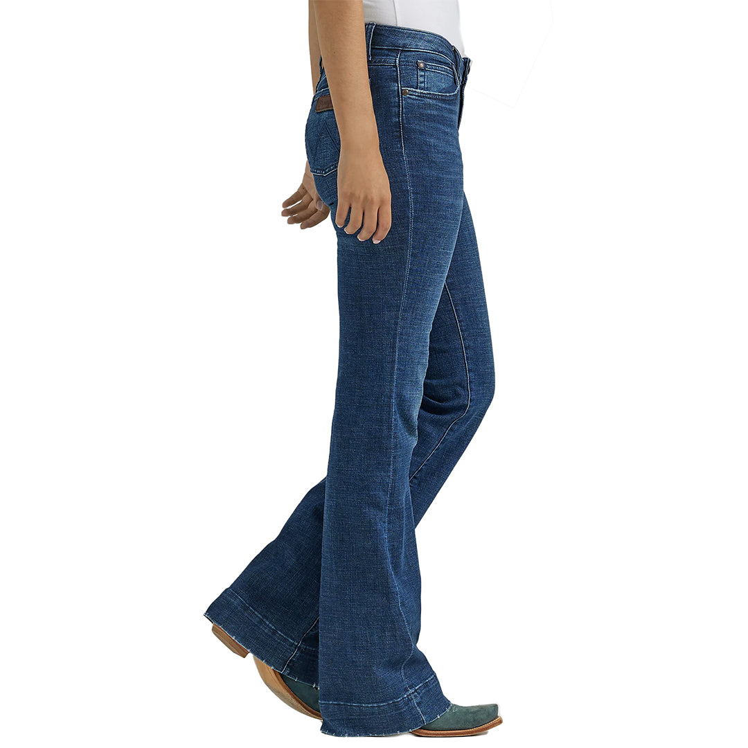 Wrangler Women's Retro Mae Wide Leg Trouser Jean