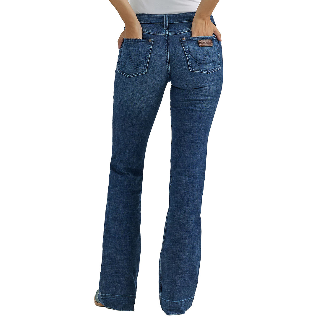 Wrangler Women's Retro Mae Wide Leg Trouser Jean