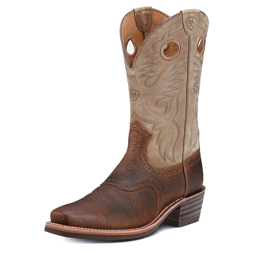 Ariat Men's Heritage Roughstock Square Toe Cowboy Boots