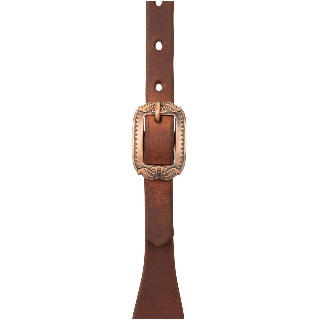 Weaver Protack browband Headstall W/Designer Hardware - Saltlick Center Bar Buckle