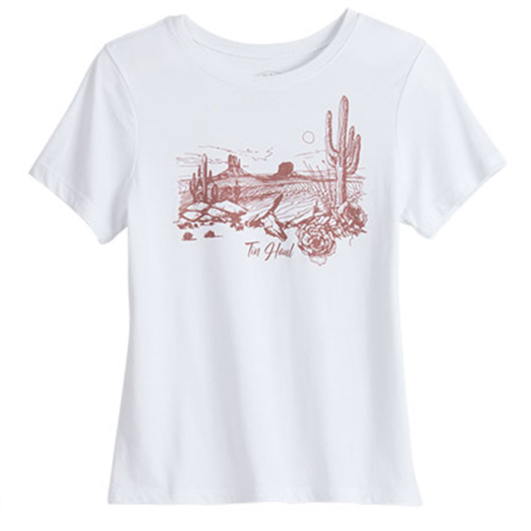 Tin Haul Women's Desert Scene Screen Print T-Shirt