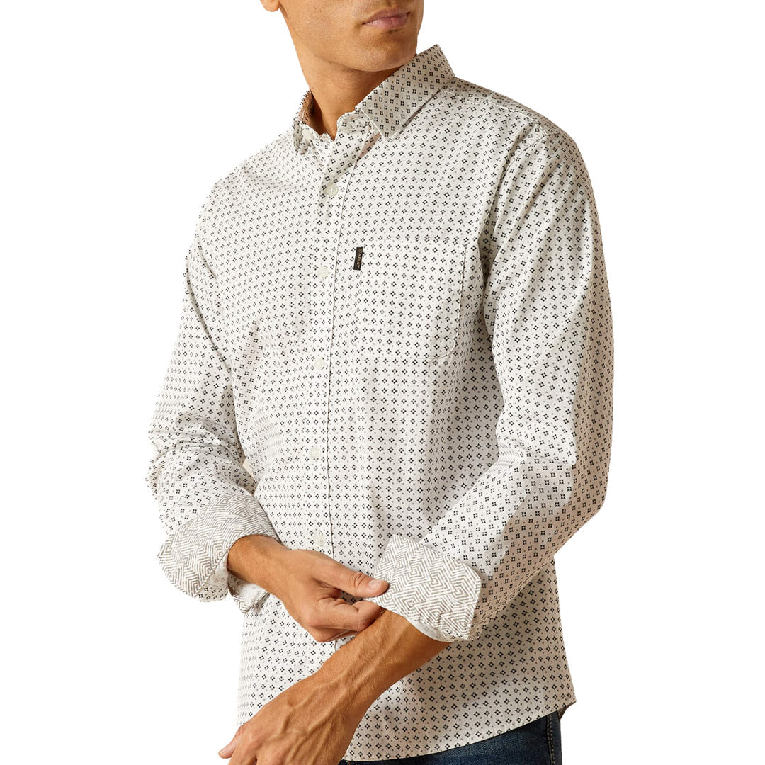 Ariat Men's Major Stretch Modern Fit Button-Down Shirt