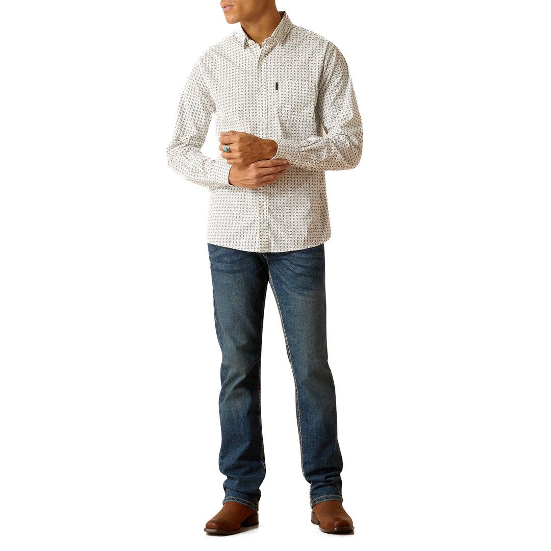 Ariat Men's Major Stretch Modern Fit Button-Down Shirt