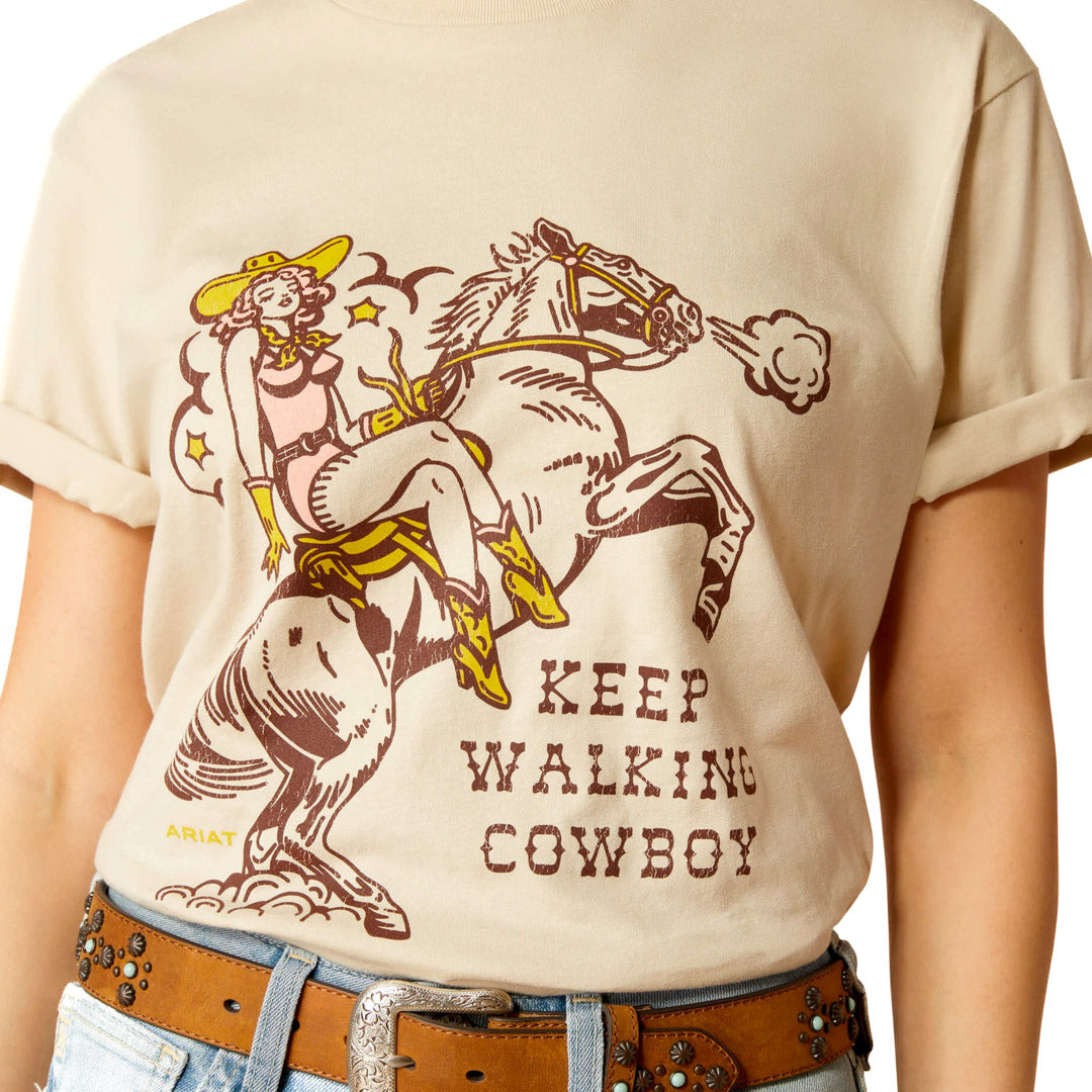 Ariat Women's Keep Walkin' Cowboy T-Shirt