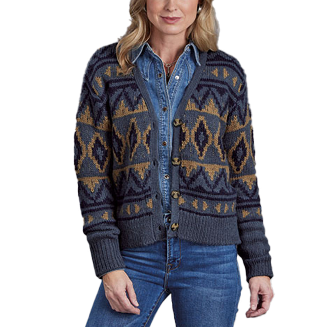 Stetson Women's Cropped Cardigan Sweater