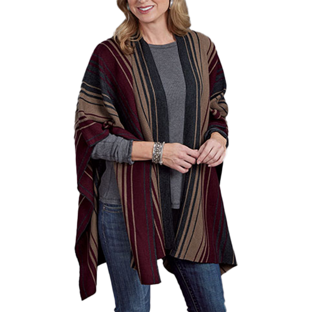 Stetson Women's Ombre Wrap Sweater Poncho