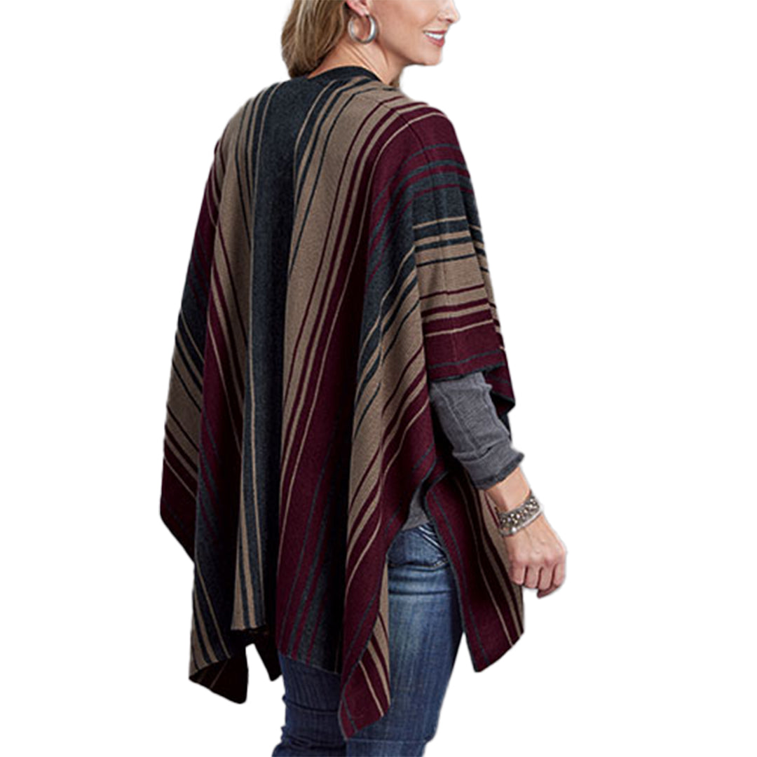 Stetson Women's Ombre Wrap Sweater Poncho