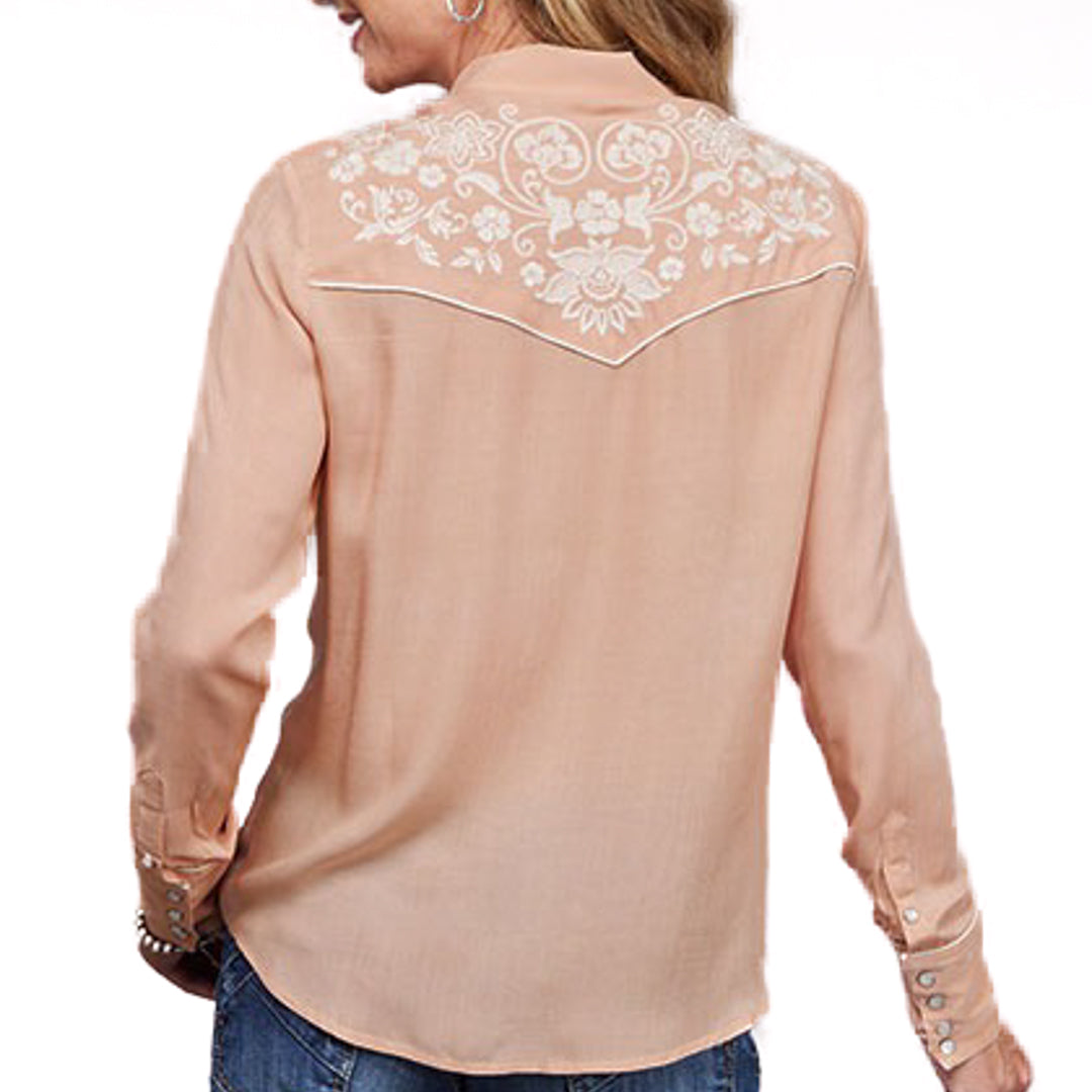 Stetson Women's Embroidered Floral Western Blouse