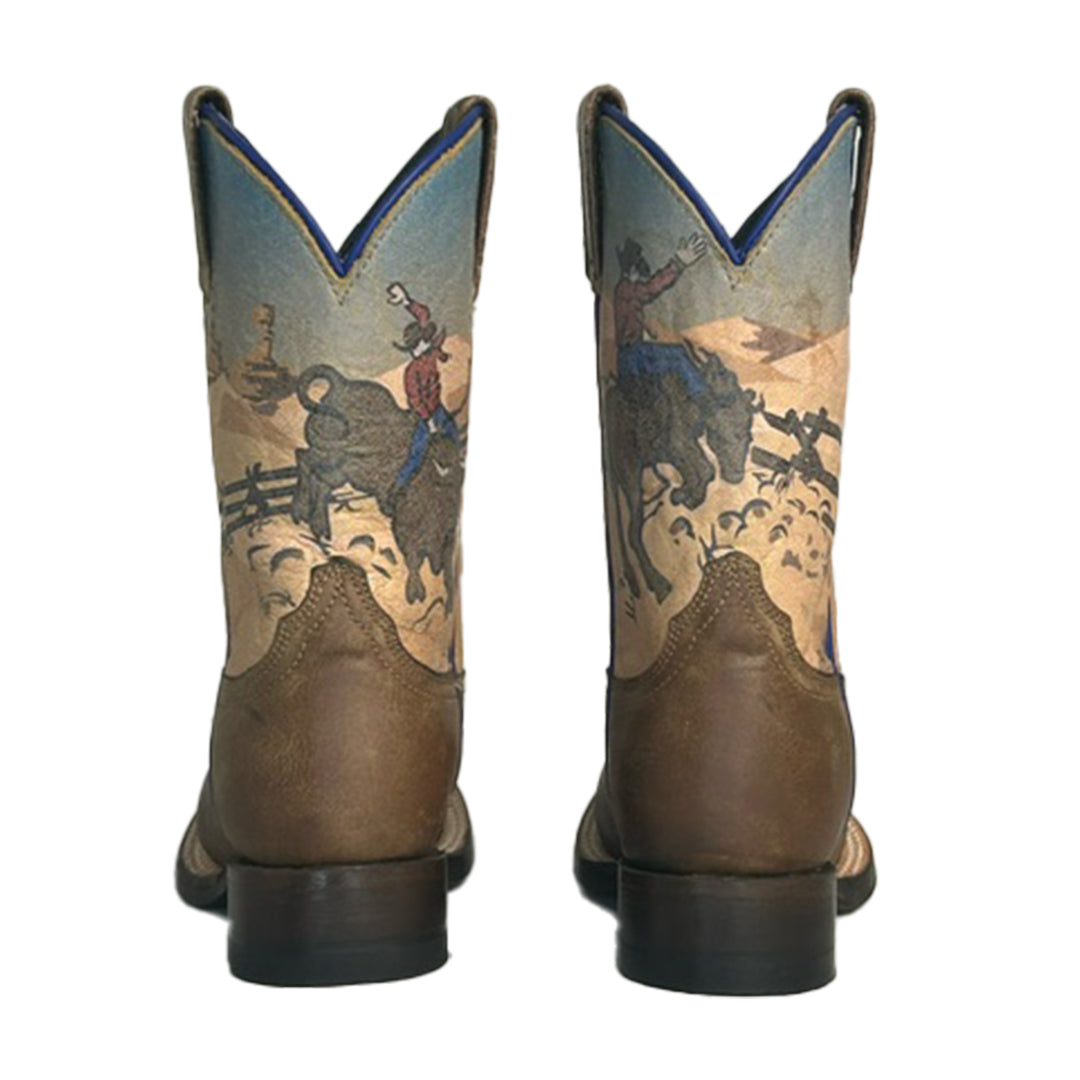 Roper Boys' Horse On Shaft Cowboy Boots