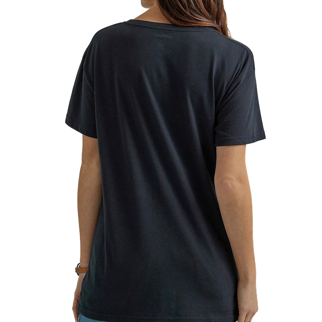 Wrangler Women's Retro Boyfriend Fit T-Shirt In Black