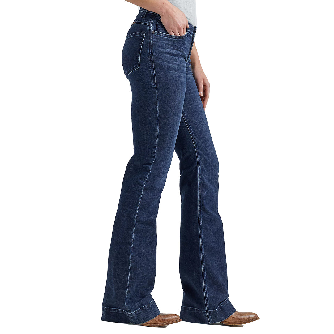 Wrangler Women's Ultimate Riding Jean Willow Mid-Rise Trouser in Sloane