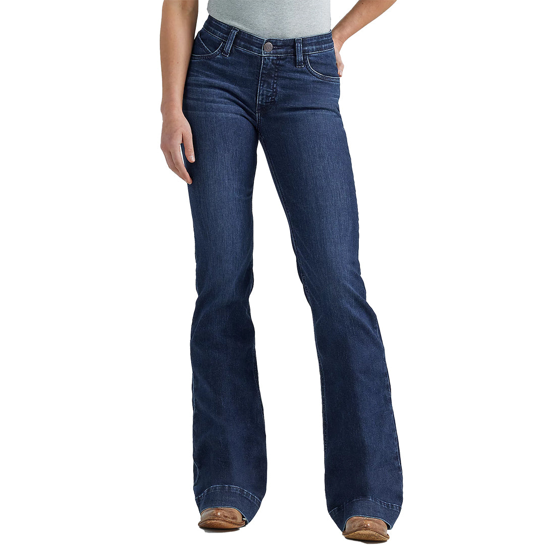 Wrangler Women's Ultimate Riding Jean Willow Mid-Rise Trouser in Sloane