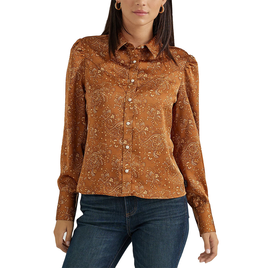 Wrangler Women's Satin Rodeo Shirt