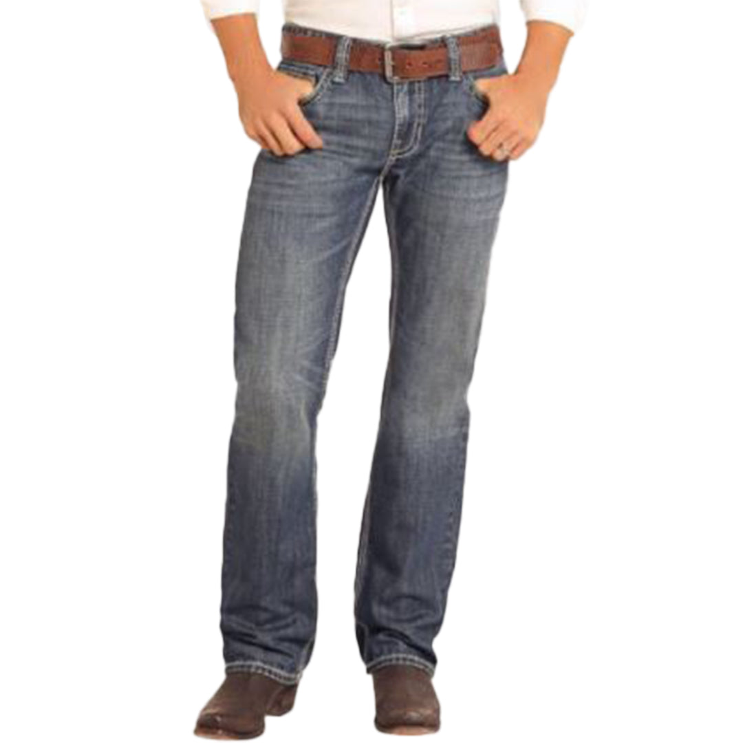 Rock & Roll Denim Men's Vintage Straight Leg Jeans