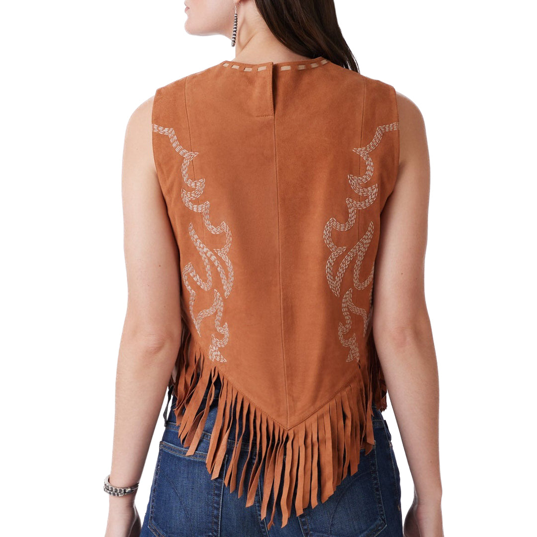 Double D Ranch Women's Rope & Ride Suede Top