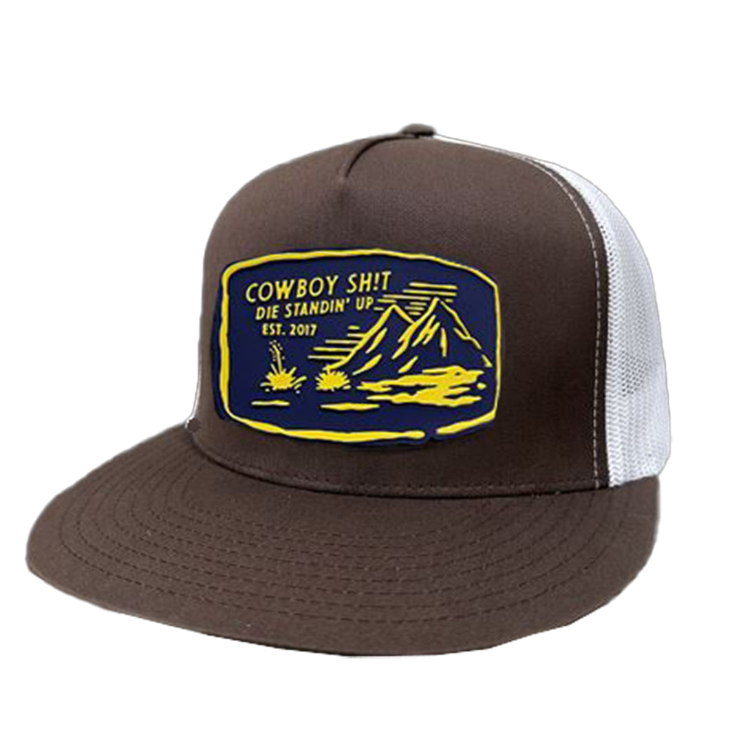 Cowboy Sh!t Men's Die Standin' Up Snap Back Cap