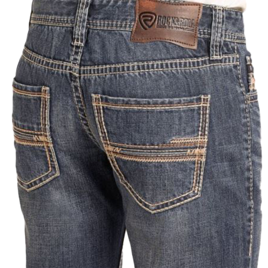 Rock & Roll Denim Men's Vintage Straight Leg Jeans