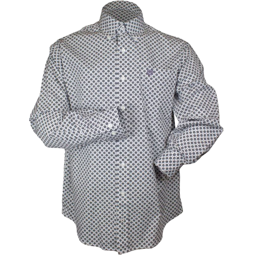 Cinch Men's Geometric Sun Print Button-Down Shirt