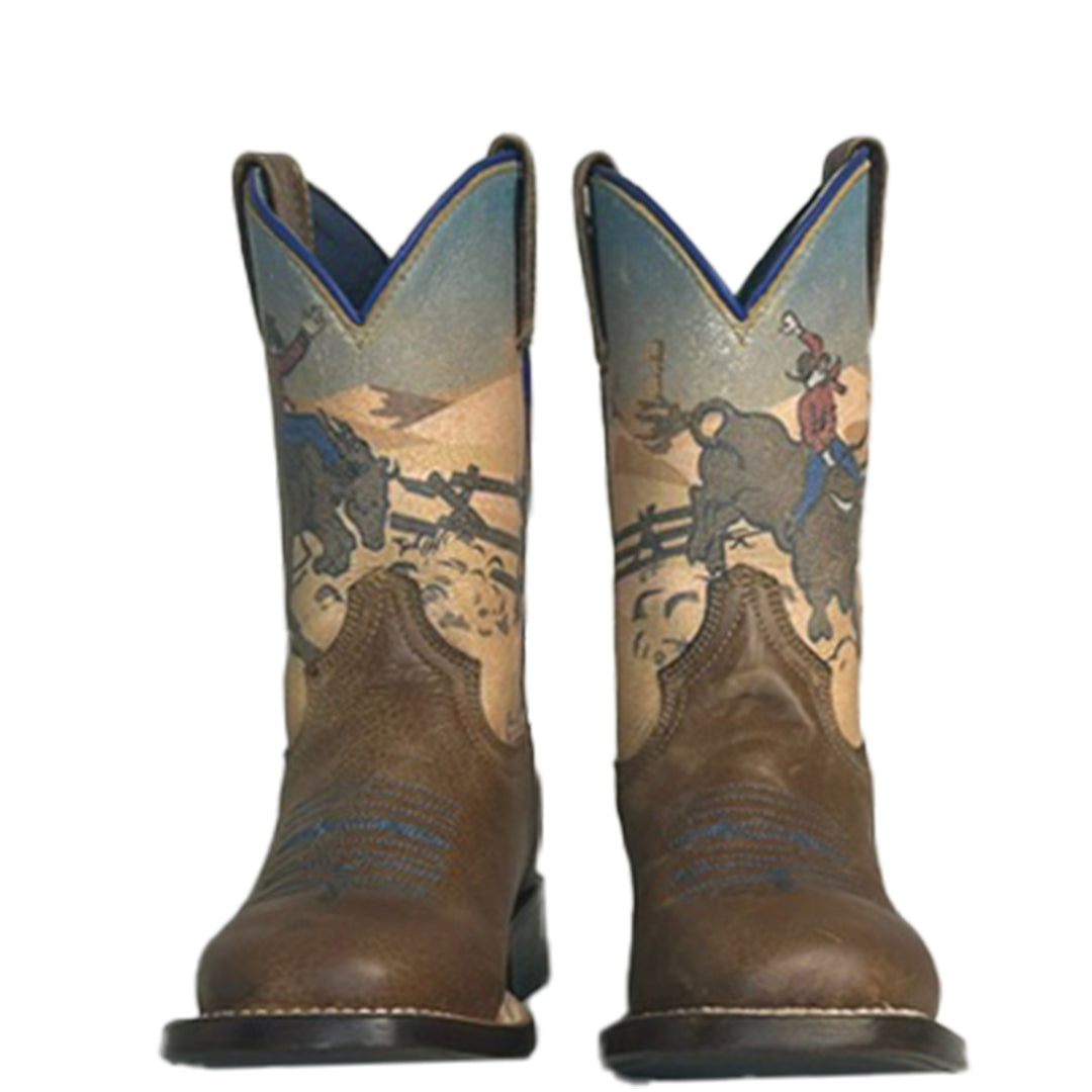 Roper Boys' Horse On Shaft Cowboy Boots