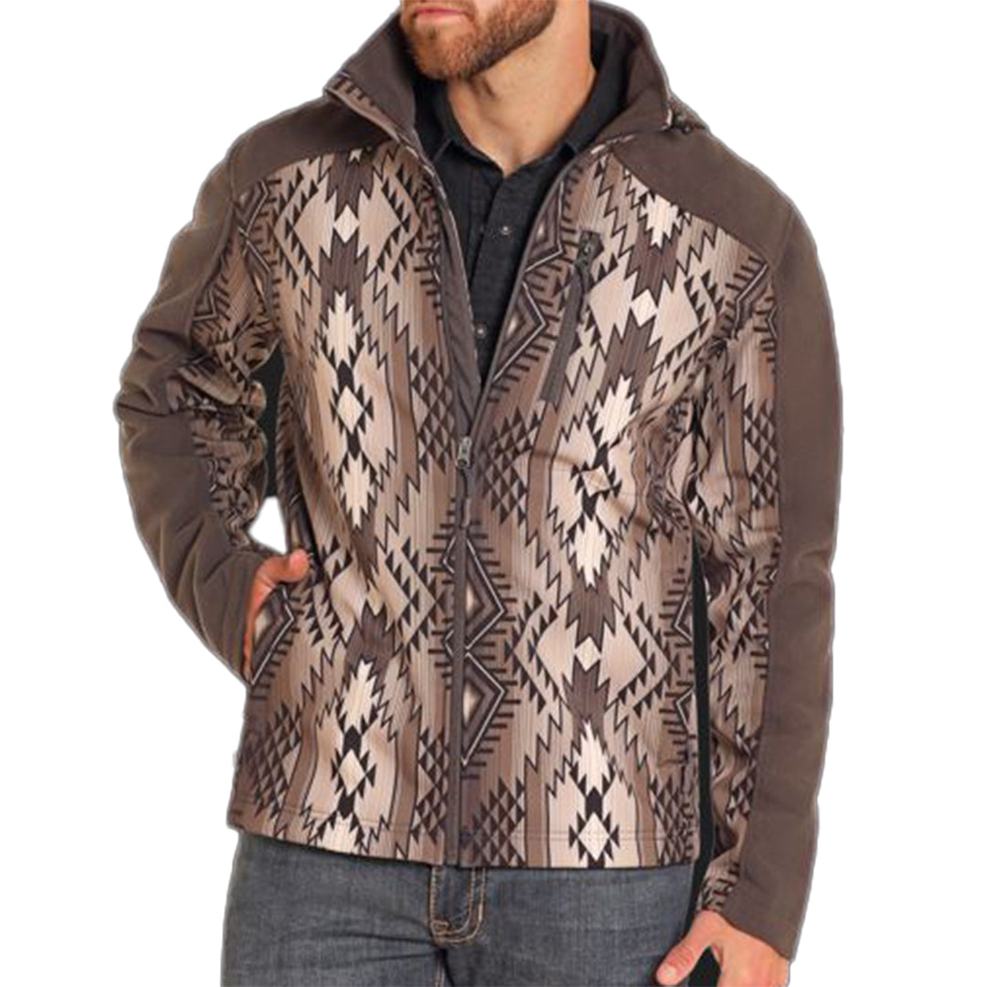 Powder River Outfitters Men's Aztec Softshell Jacket