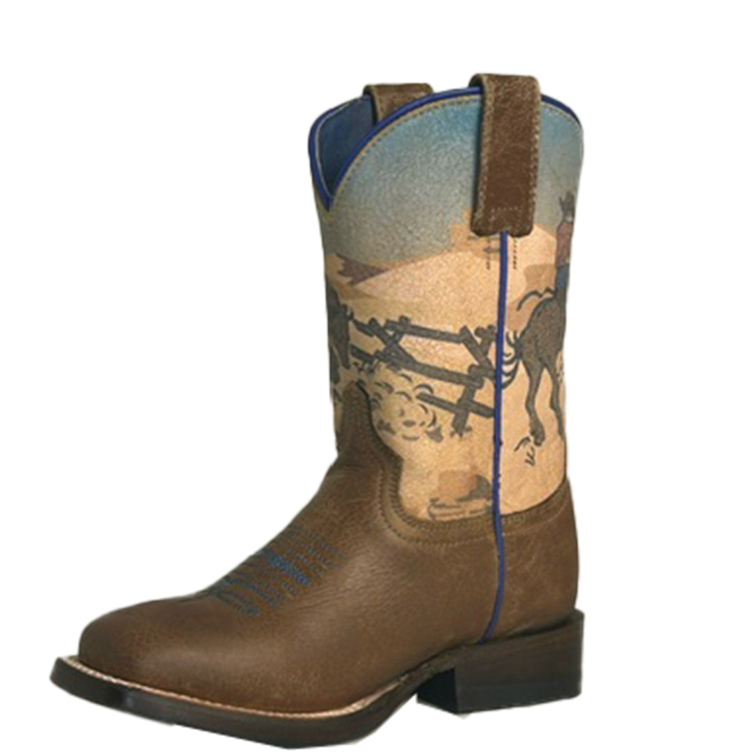 Roper Boys' Horse On Shaft Cowboy Boots