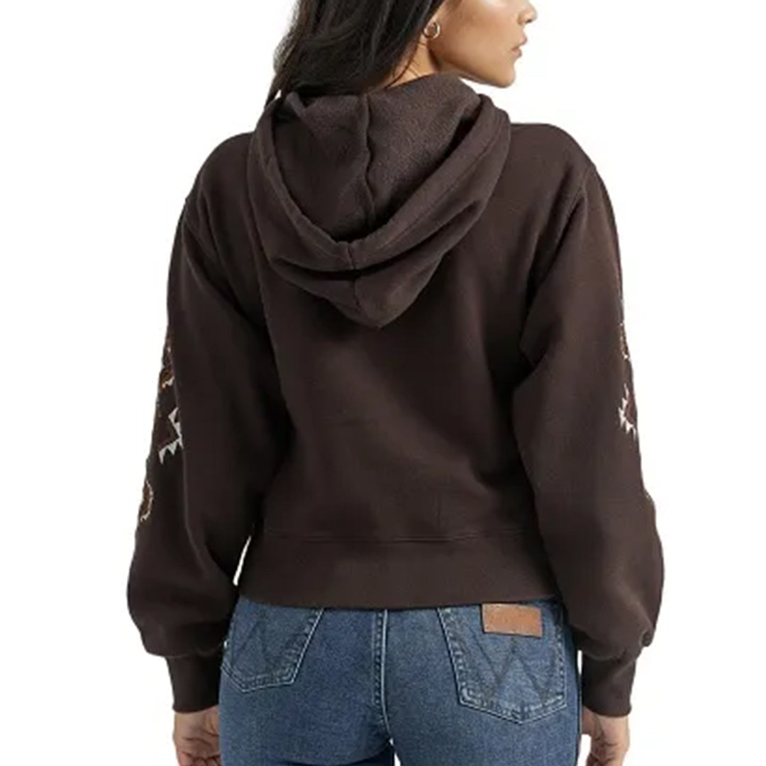 Wrangler Women's Aztec Logo Hoodie