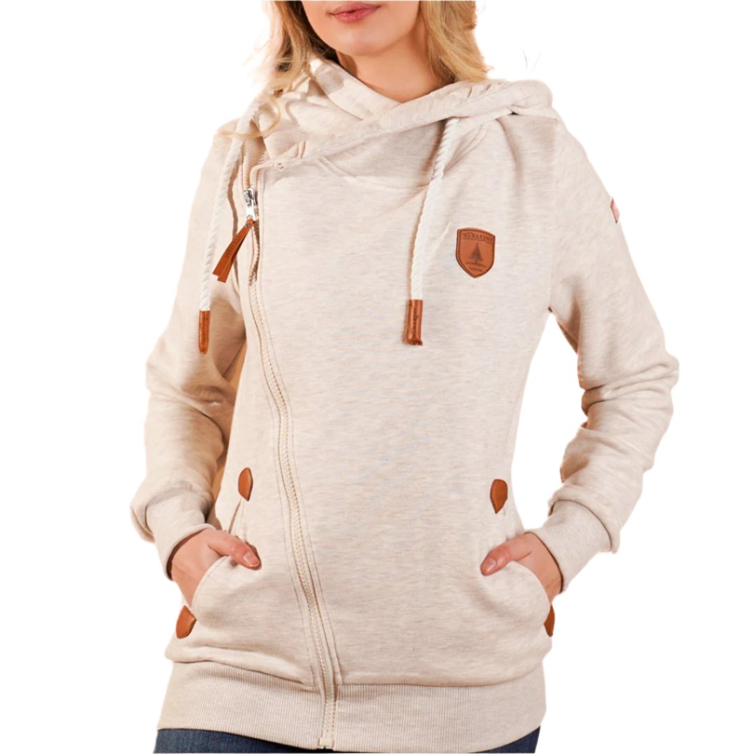 Wanakome Women's Athena Asymmetrical Zip Hoodie