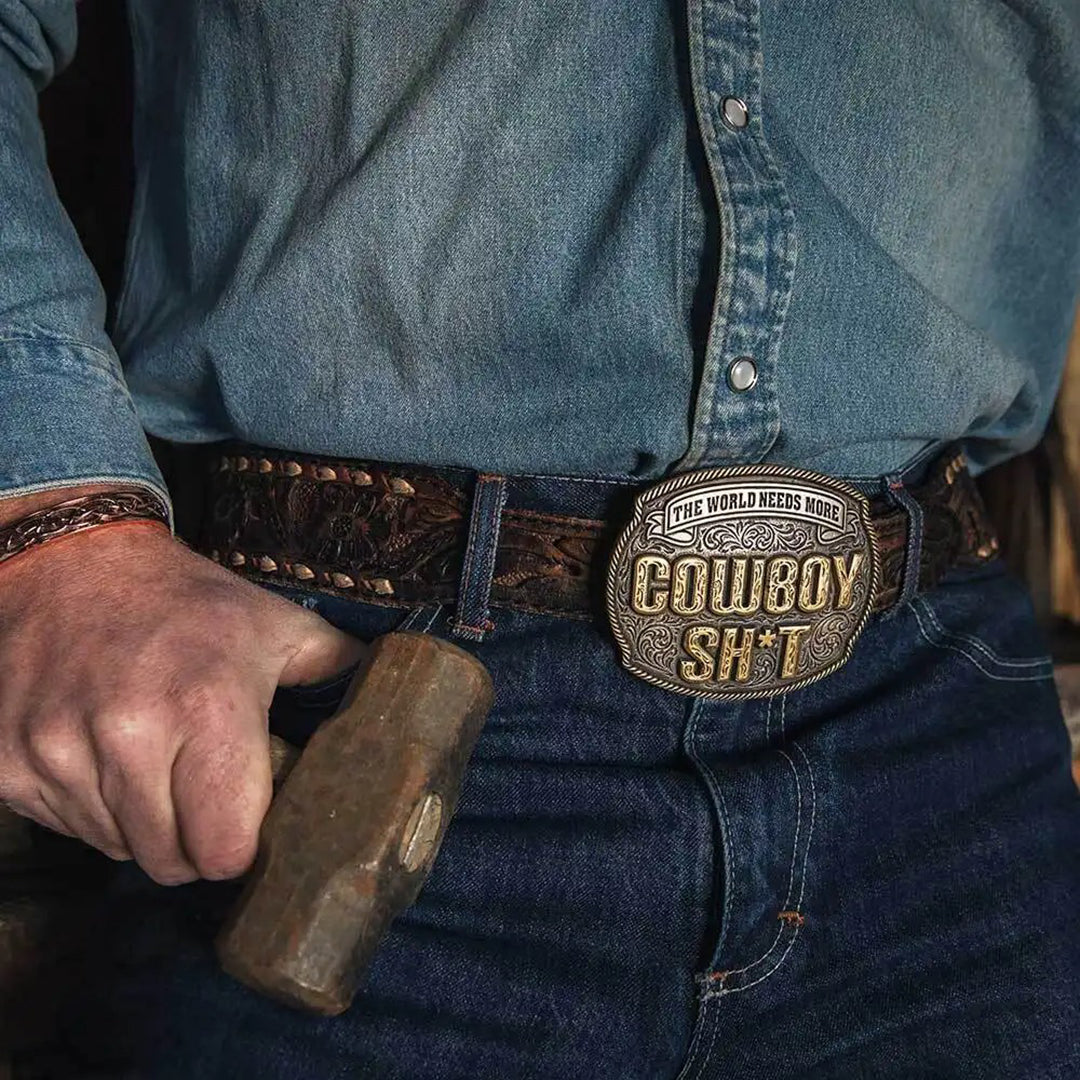 Attitude Cowboy Sh*t Maverick Buckle