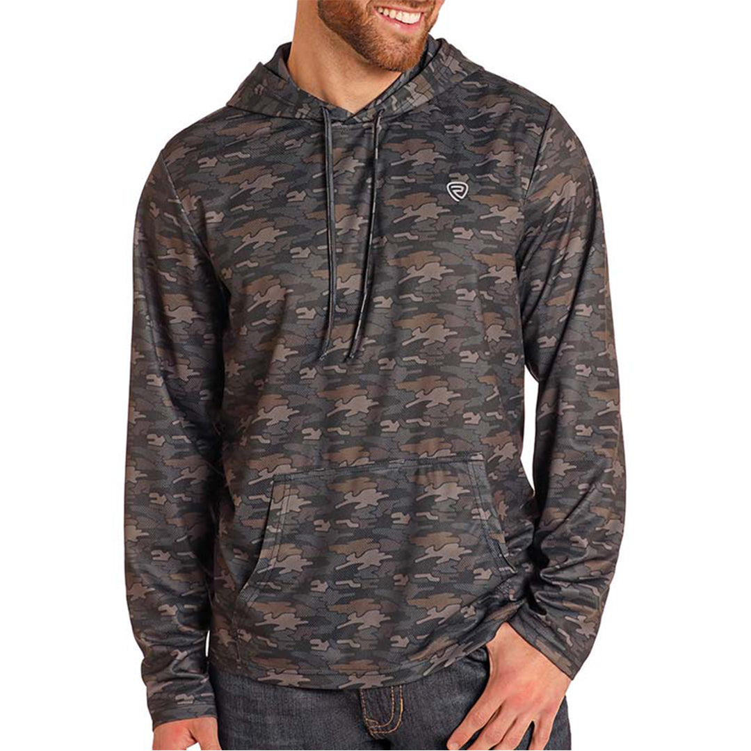 Rock & Roll Denim Men's Camo Hoodie