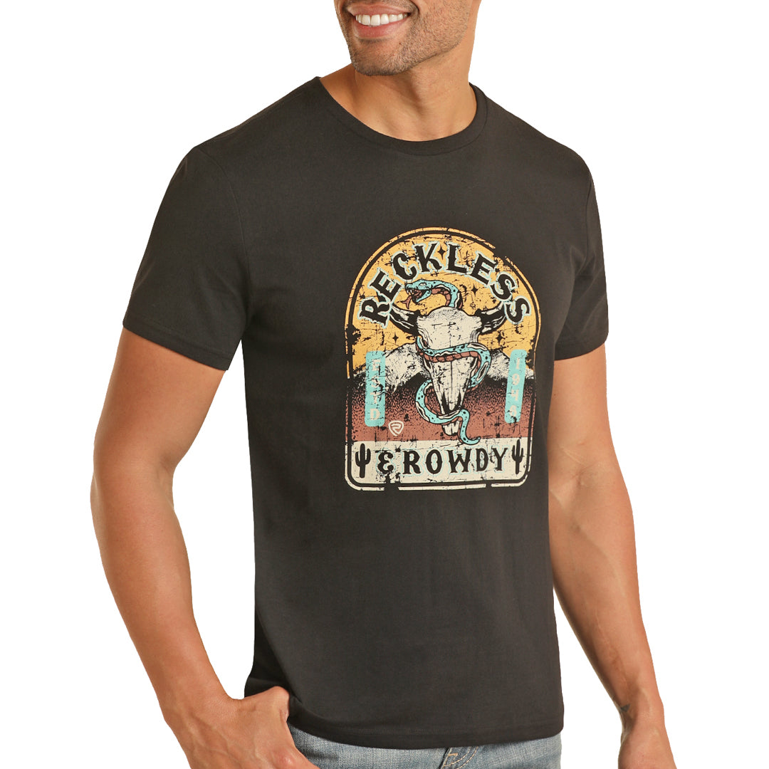 Rock Roll Cowboy Men s Reckless Graphic T Shirt Lammle s