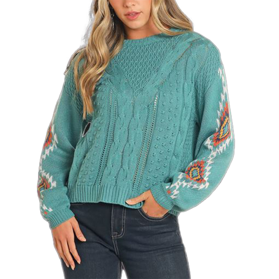 Rock & Roll Denim Women's Aztec Sweater