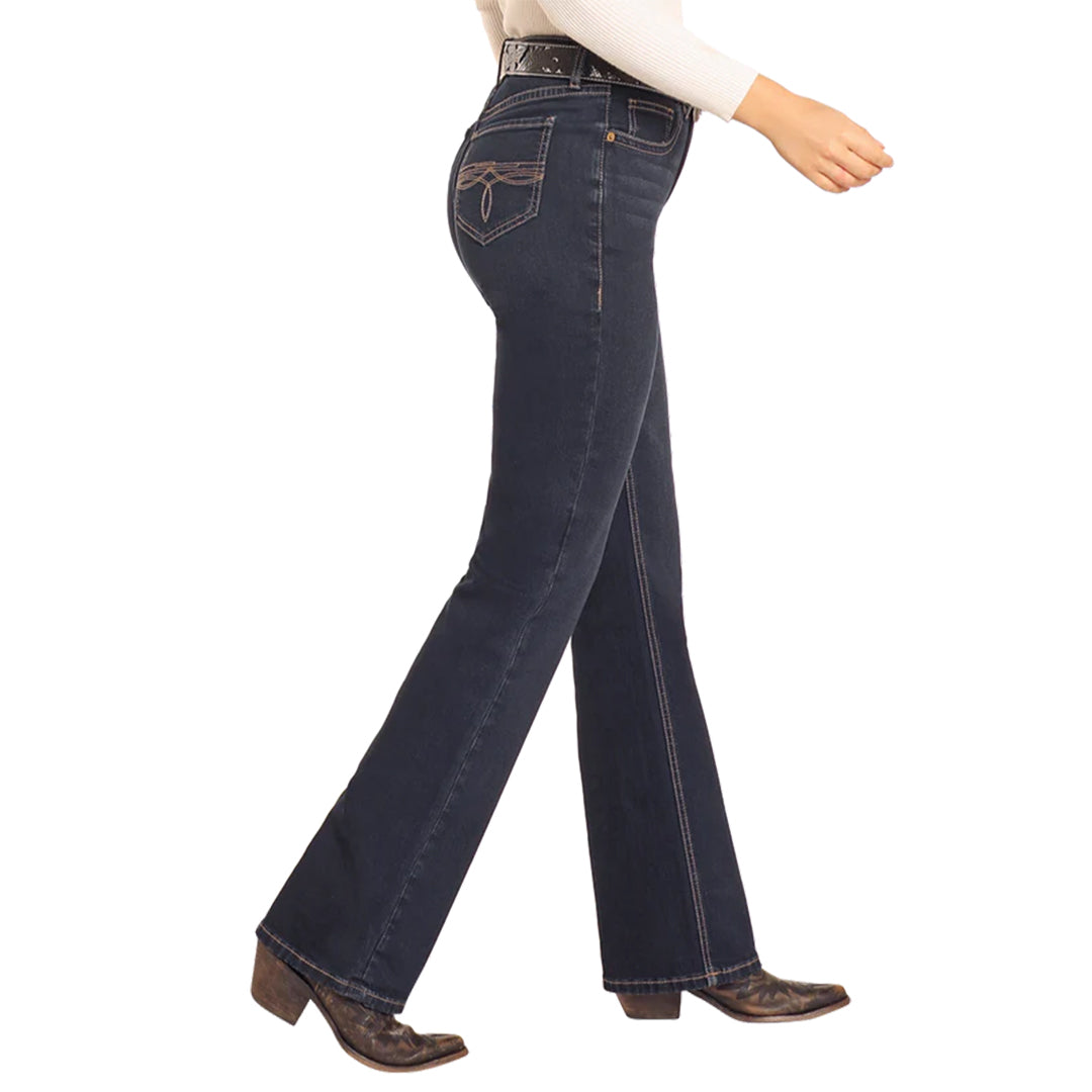 Rock & Roll Denim Women's Bootstitch Modest Bootcut Jeans