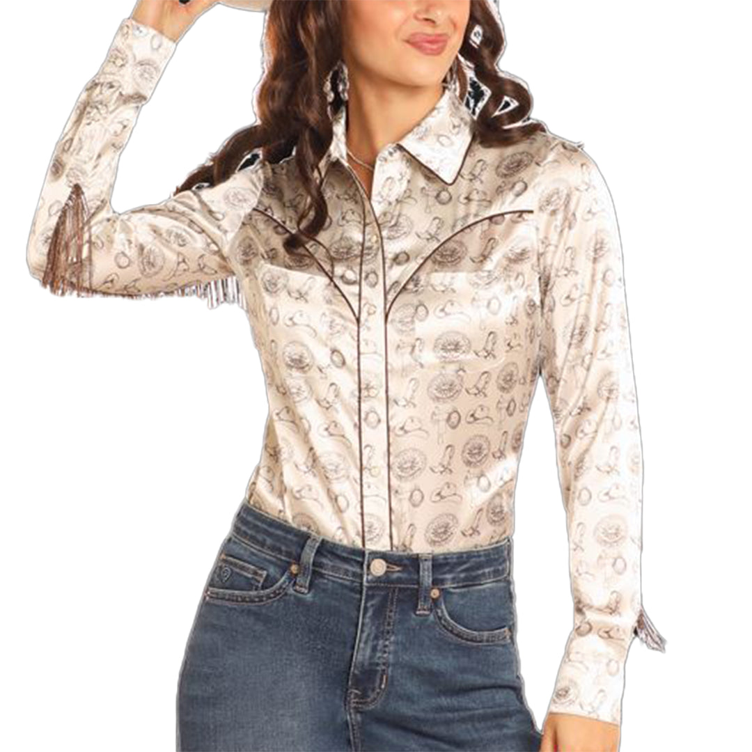 Rock & Roll Denim Women's Fringe Shirt