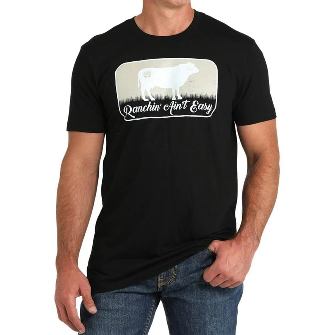 Cinch Men's Ranchin' Ain't Easy T-Shirt