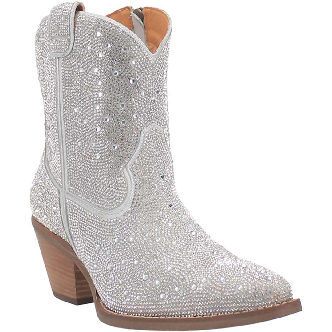 Dingo Women's Rhinestone Cowgirl Leather Booties