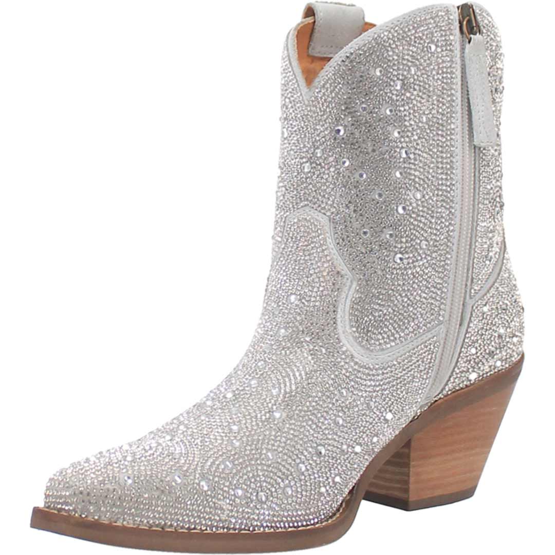 Dingo Women's Rhinestone Cowgirl Leather Booties