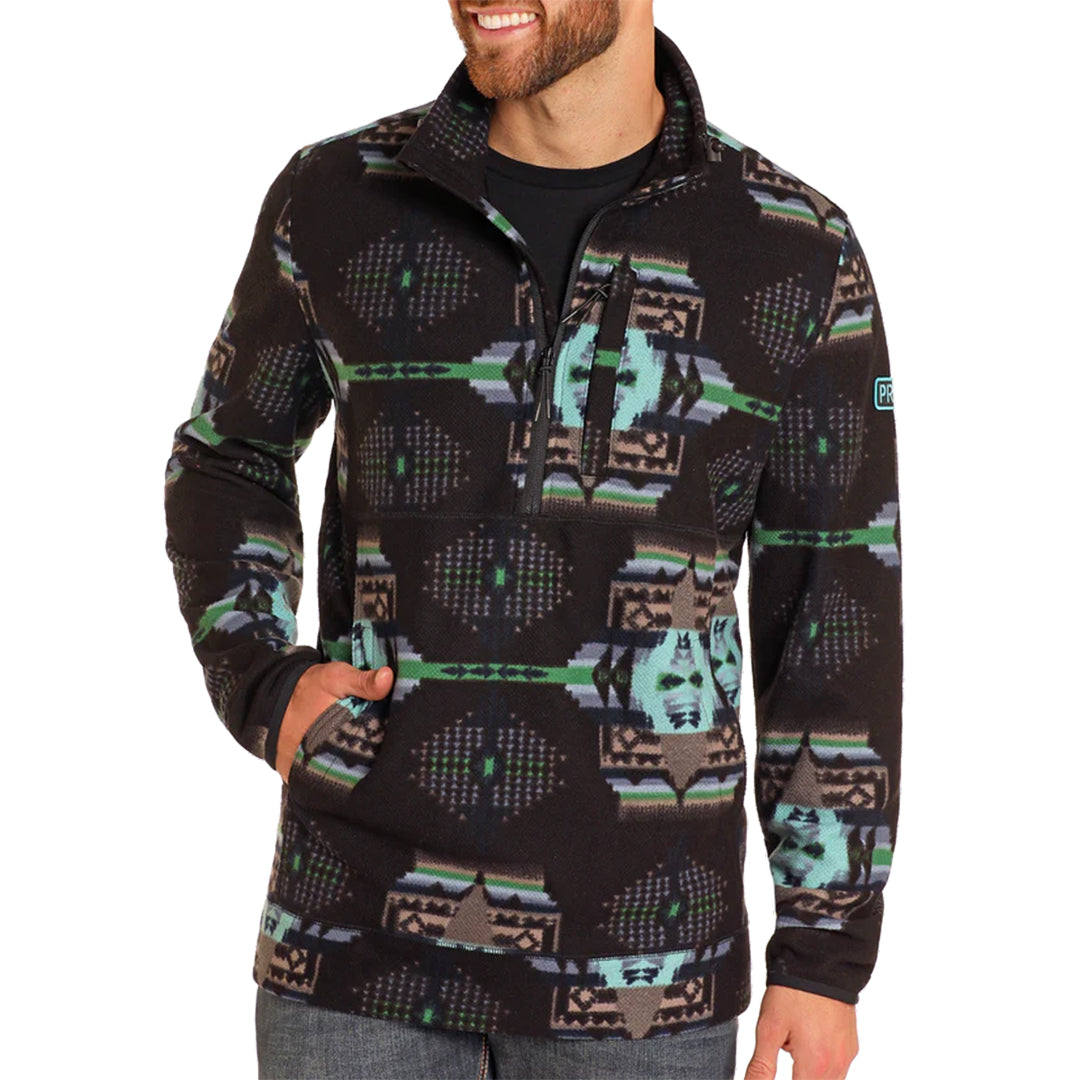 Powder River Outfitters Men's Aztec Fleece Pullover