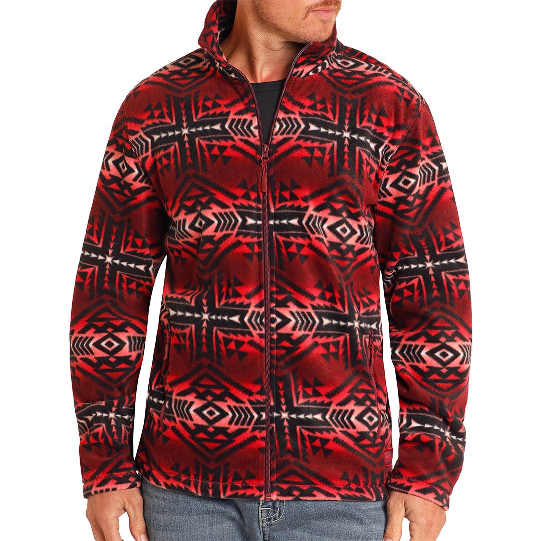 Powder River Outfitters Men's Aztec Flounce Jacket