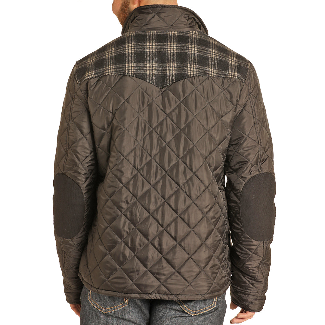 Powder River Outfitters Men's Plaid Yolk Jacket