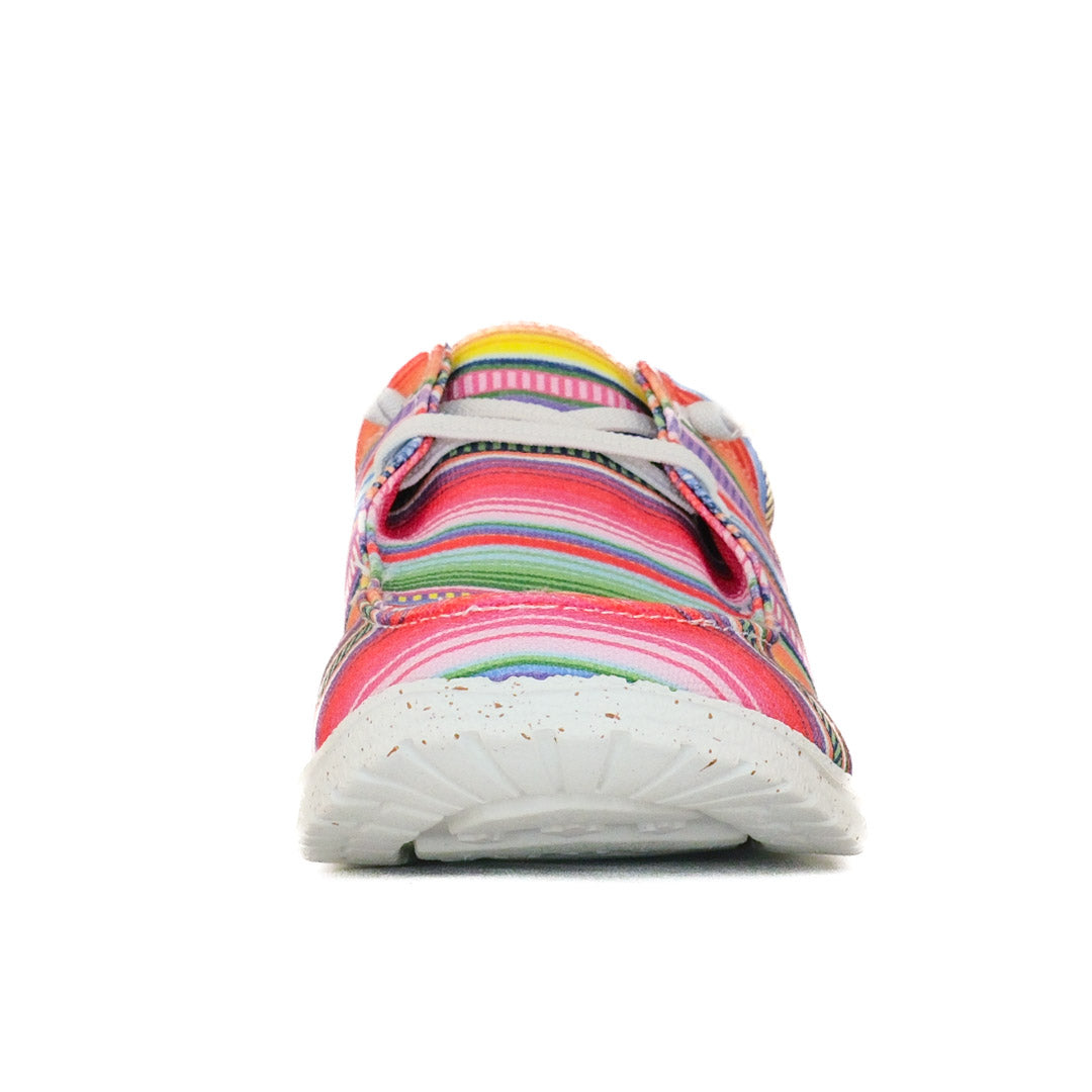 Roper Women's Rainbow Stripe Driving Mocs