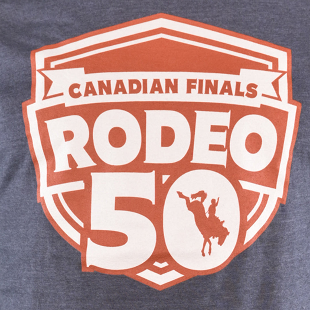 Canadian Finals Rodeo Unisex 50 Logo T-Shirt