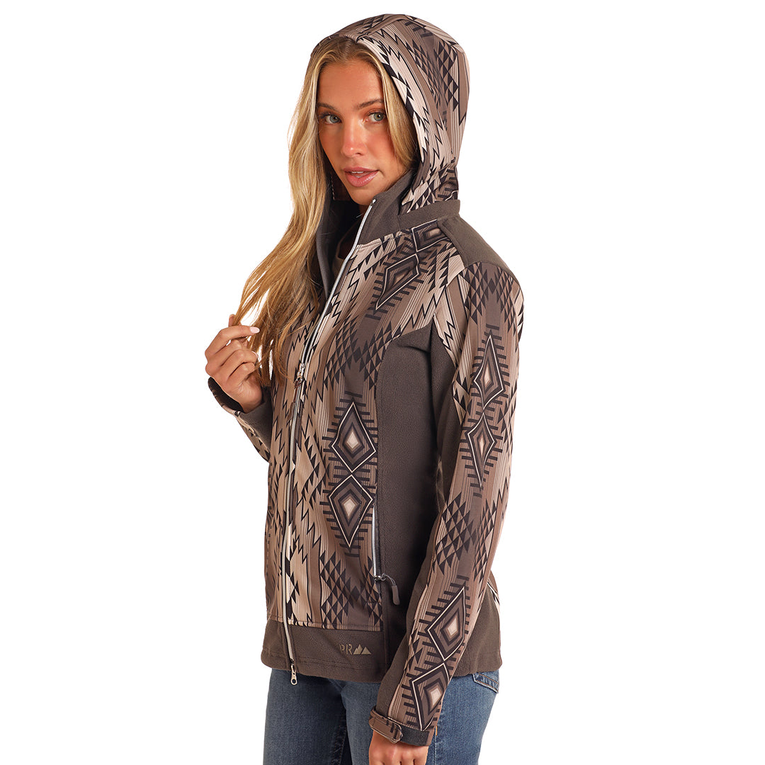 Powder River Outfitters Women's Aztec Softshell Jacket