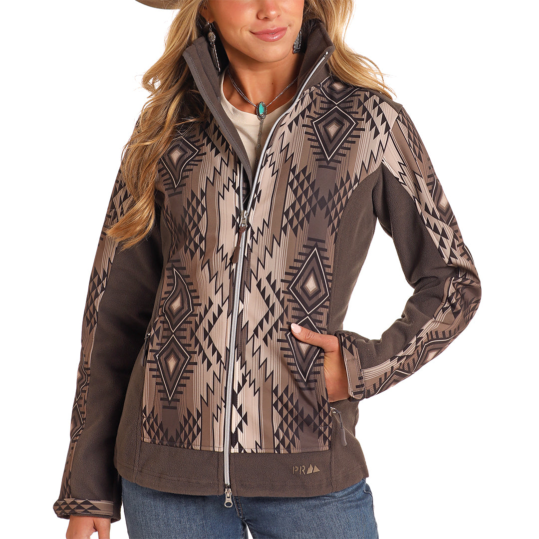 Powder River Outfitters Women's Aztec Softshell Jacket