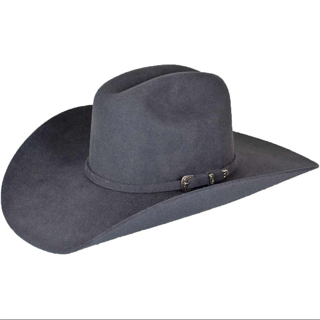 Serratelli 2X Felt Cattleman Crown Cowboy Hat