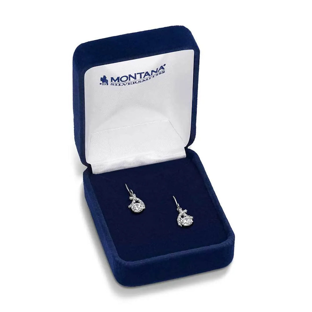 Montana Silversmith's Women's Hugs & Kisses Crystal  Earrings